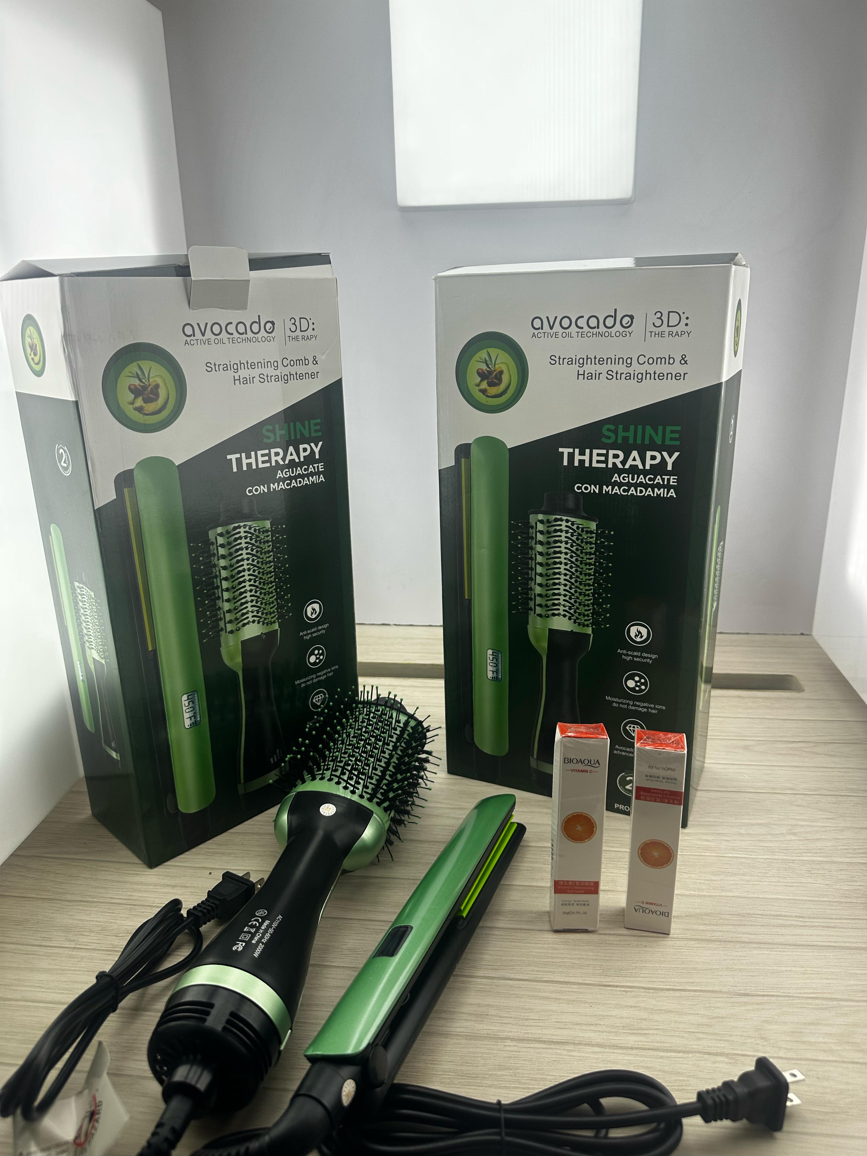 Combo Aguacate cepillo plancha 1.1 AAA